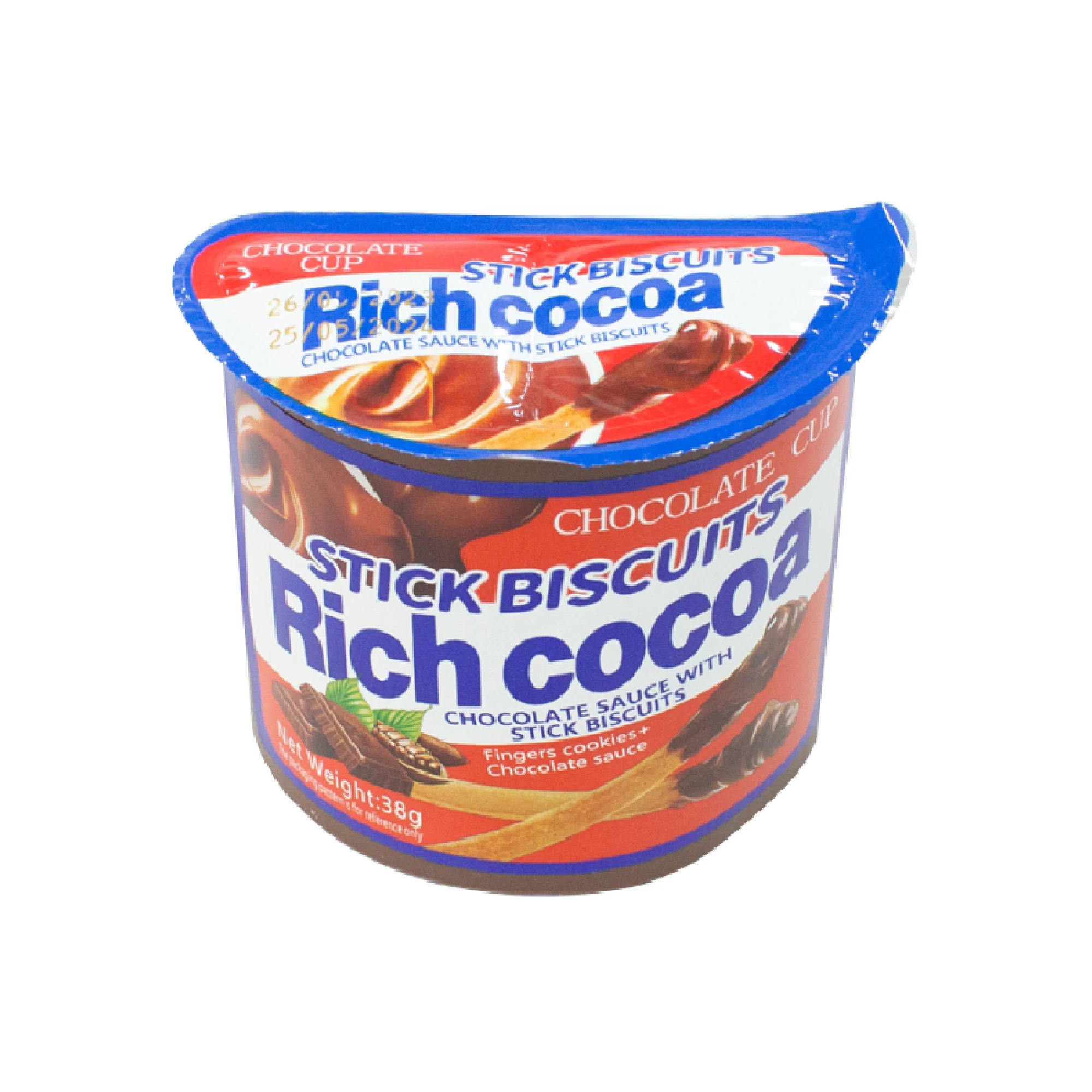 Лидер продаж вкусные сладости шоколадное варенье с бисквитной палочкой европейский рынок США шоколадные конфеты оптовая продажа чашка бисквитная