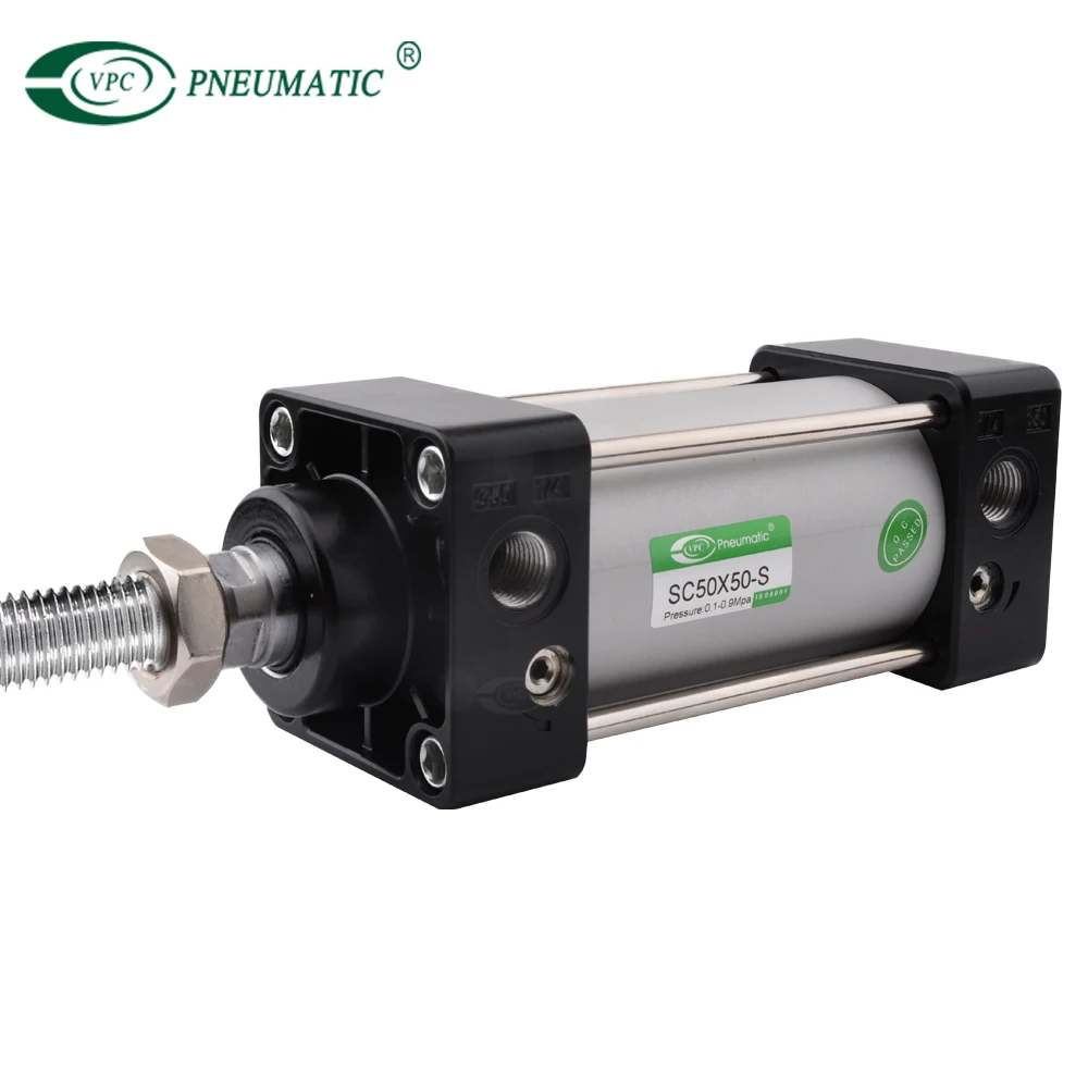 Стандартный пневматический цилиндр двойного действия ISO6431 DNC