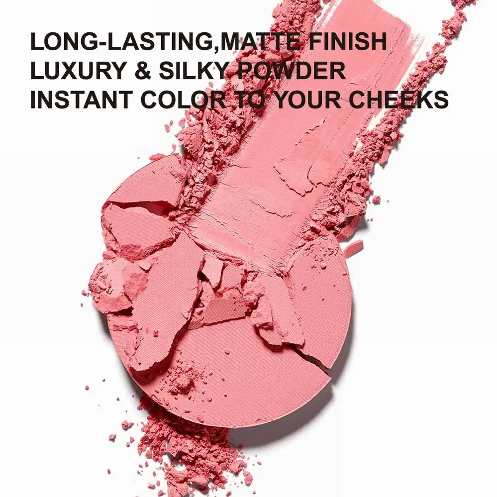 Private Label Cute Moisturizer Soft Lightweight Rose Powder Tint Blush Palette DIY Cream Powder Ever Lasting Silky Blush