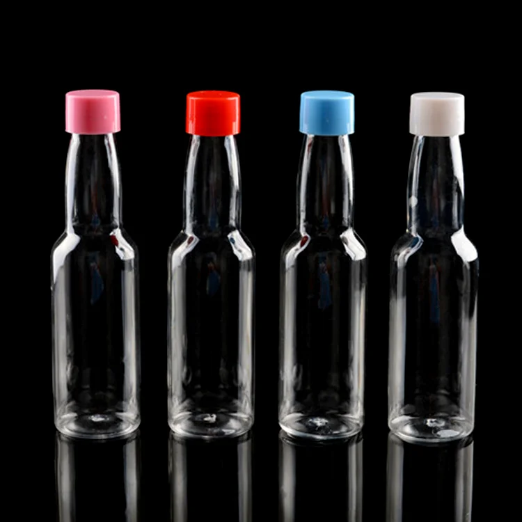50ml 80ml 100ml 150ml plastic beer bottle juice bottle hot sauce bottle 5oz hot sauce packing