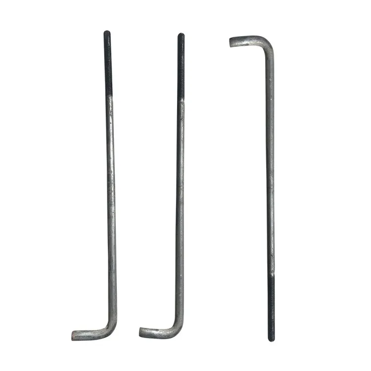 DIN 529 фундамент J и L Болт ISO стандартный размер M10 химический анкерный болт из углеродистой стали