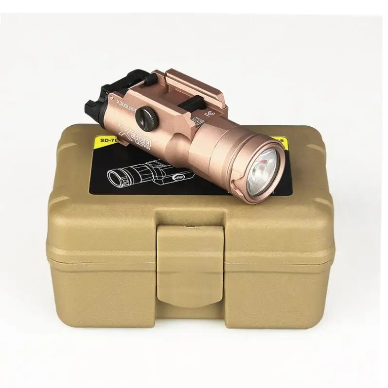 Tactical Scout Light Gun night scope rifle Flashlight LED hunting For Military weapon Airsoft Pistol Light GLOCK sight