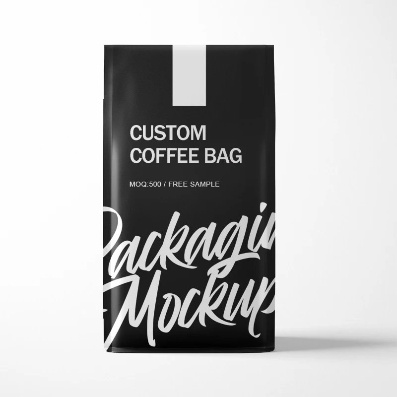 Bolsas de cafe personalizadas al por mayor bolsas triangulares de granos de cafe Bolsa de embalaje termosellado con valvula