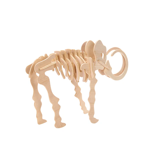 Wooden Kids Toy 3D Jigsaw Cartoon dinosaur Car Puzzles For Children Baby Educational Learning Toys