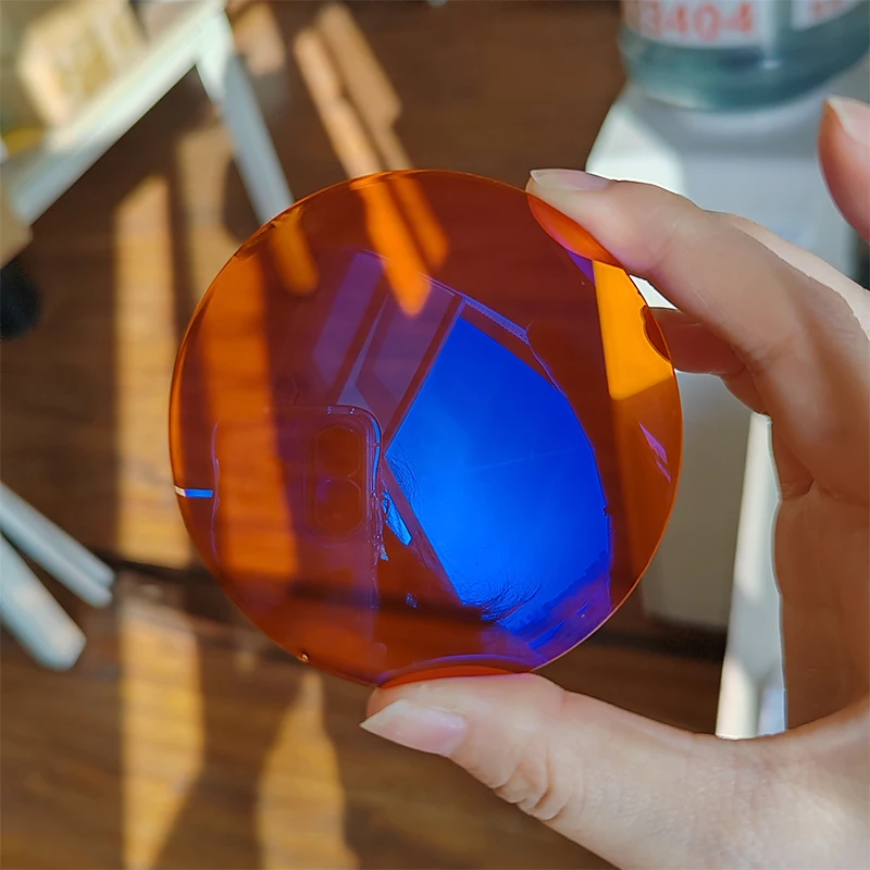 8009 99% blue block lens Orange Red CR39  Anti Blue Cut Lens 99.9% 100% Blue Light Blocking optical lenses