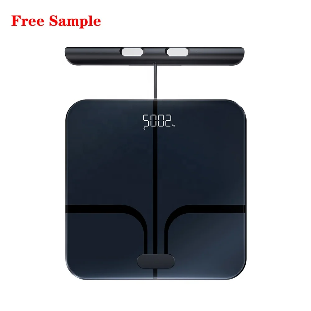 Цифровые весы для человеческого тела со светодиодным дисплеем