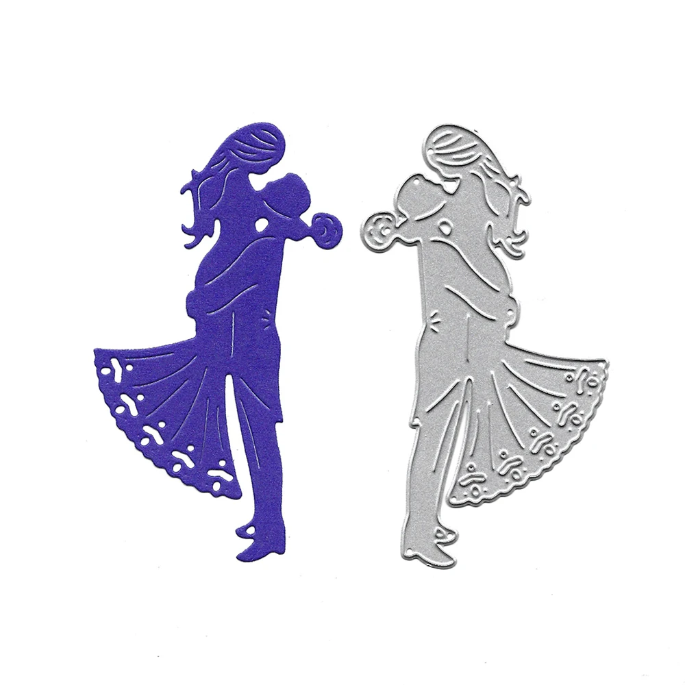 Lover Metal Cutting Dies Scrapbook Paper Decorative Mold Embossed Craft Wedding Invitation Card Handmade Stamping Die