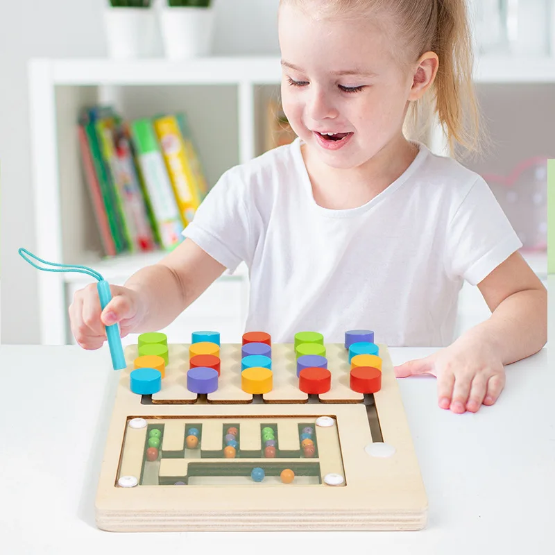 Moving Game Chess Logical Thinking Training Montessori Early Educational Desktop Toy