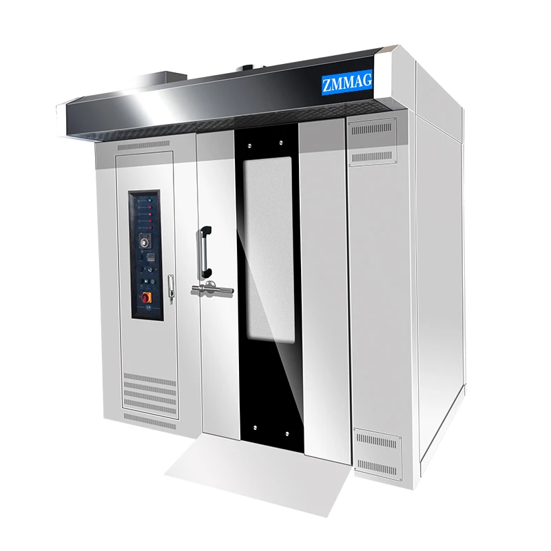 industrial bread baking oven electric and gas electric and diesel two energy rotary rack ovens