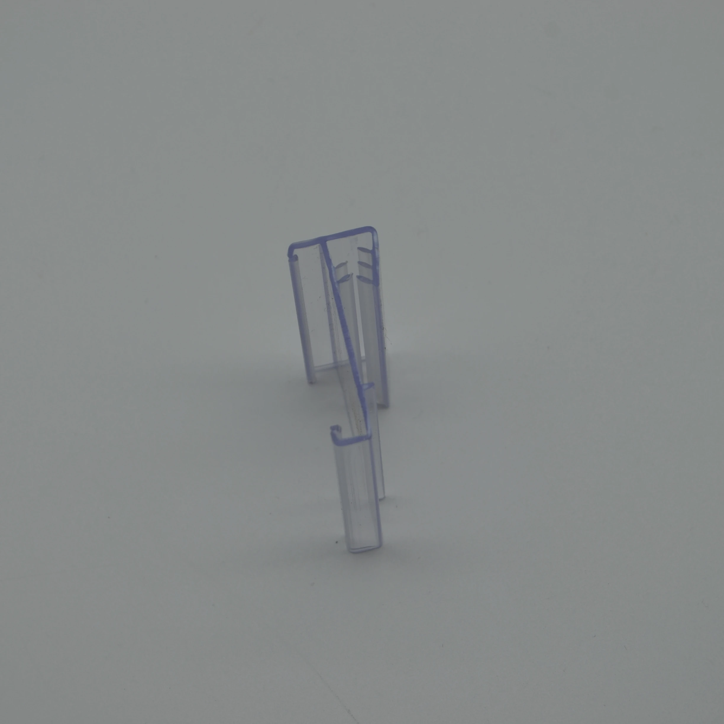 Supermarket shelf strip rail with option to mount protective cover digital esl electronic shelf label holder