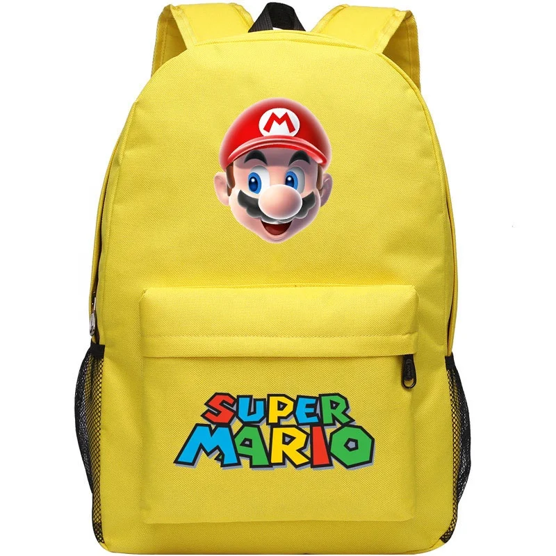 Wholesale custom oxford student kids children super mario mochila school bookbag bolsa super mario backpack