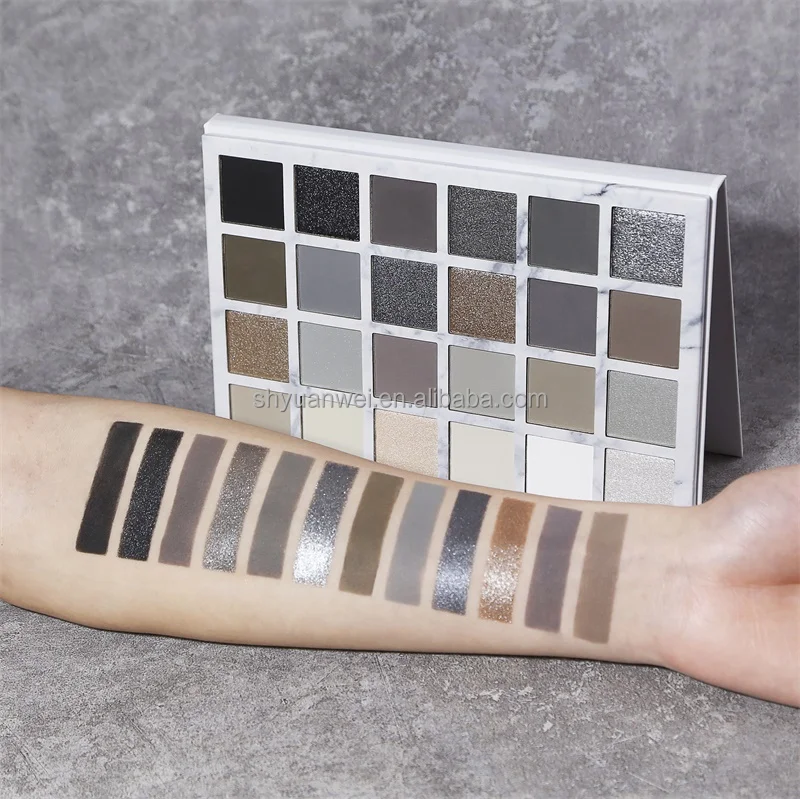 ES04  high pigmented matte eye shadow palette vegan private label pressed eyeshadow palette