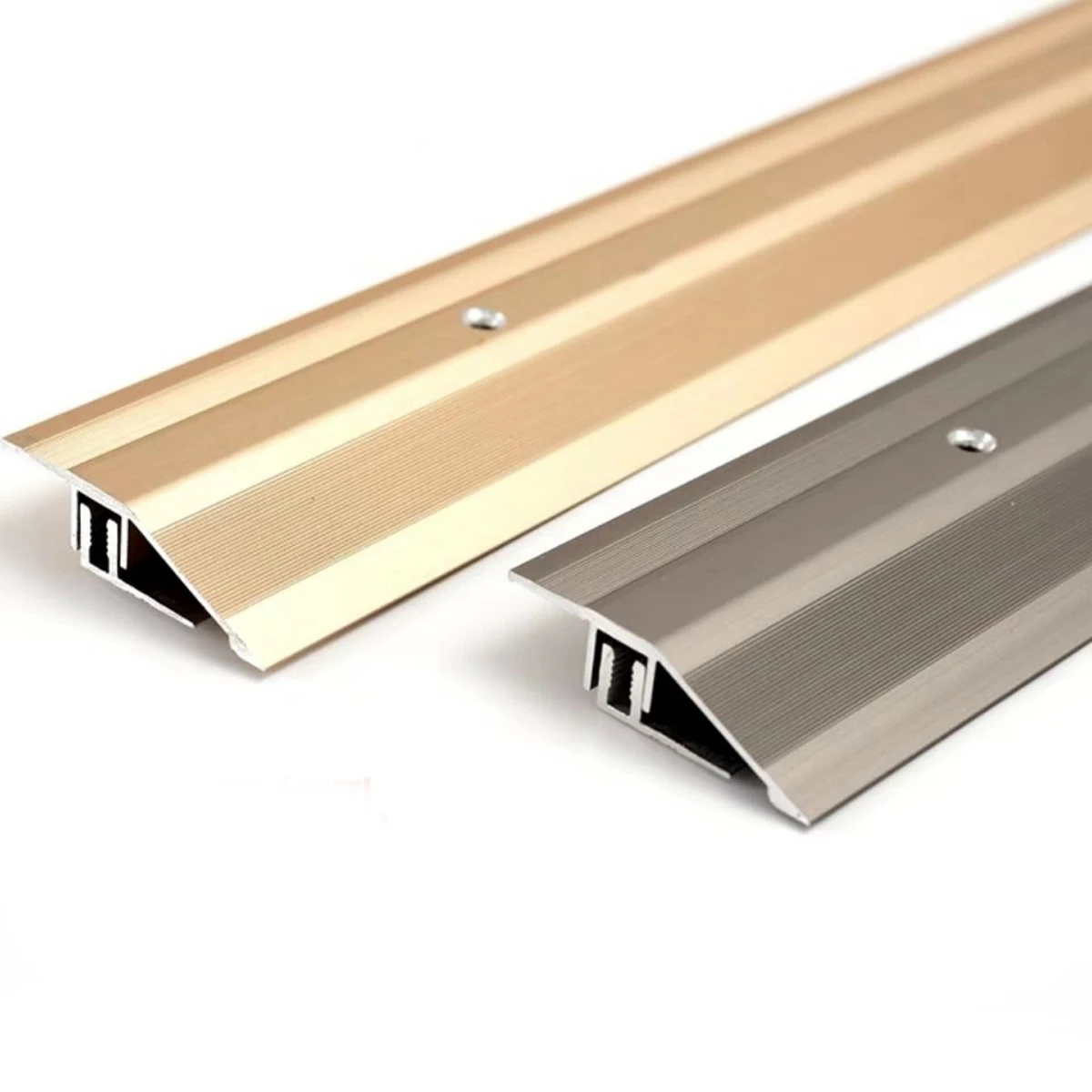 Модная напольная отделка, дизайн, низкая цена, пороговое профильное покрытие, алюминиевое ламинированное напольное покрытие, Шаговый угол