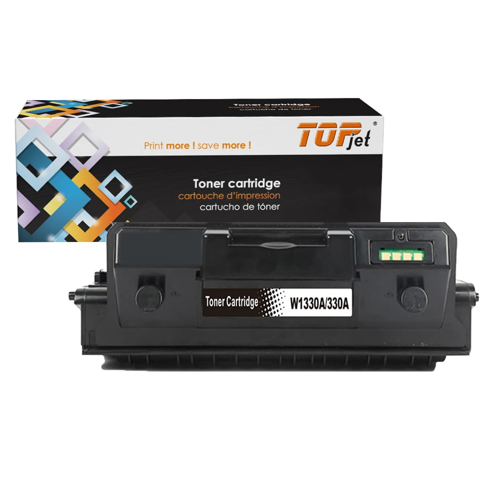 Topjet 330A W1330A W1330 Премиальный лазерный тонер-картридж с чипом совместимый принтером HP 408dn MFP 432fdn