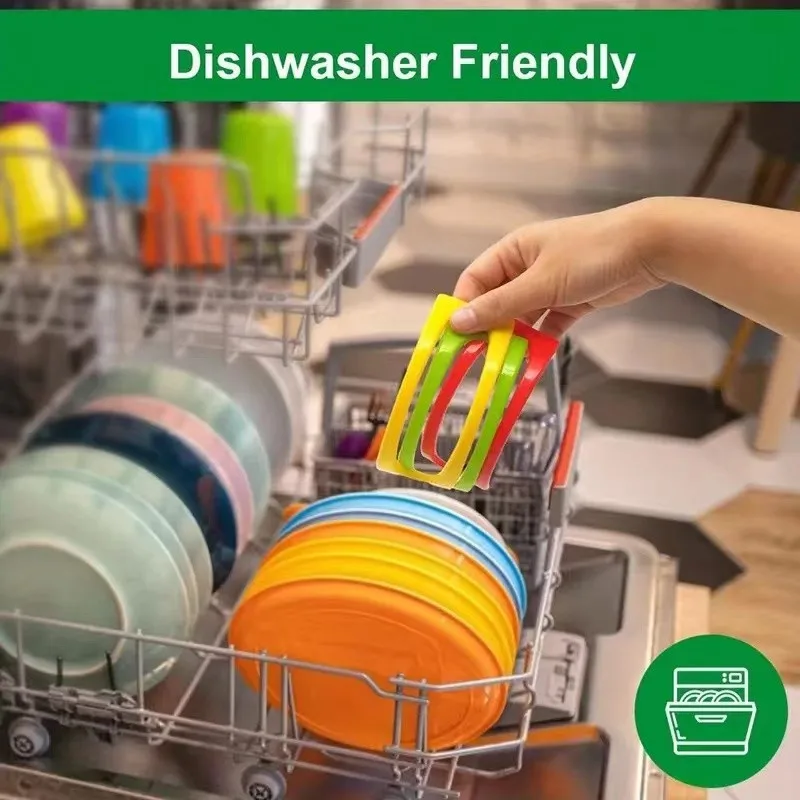 New 2023 Cheap set of 6 Taco holder Stand plastic taco tray party serving plate set for tortillas burritos  BPA Free dishwasher