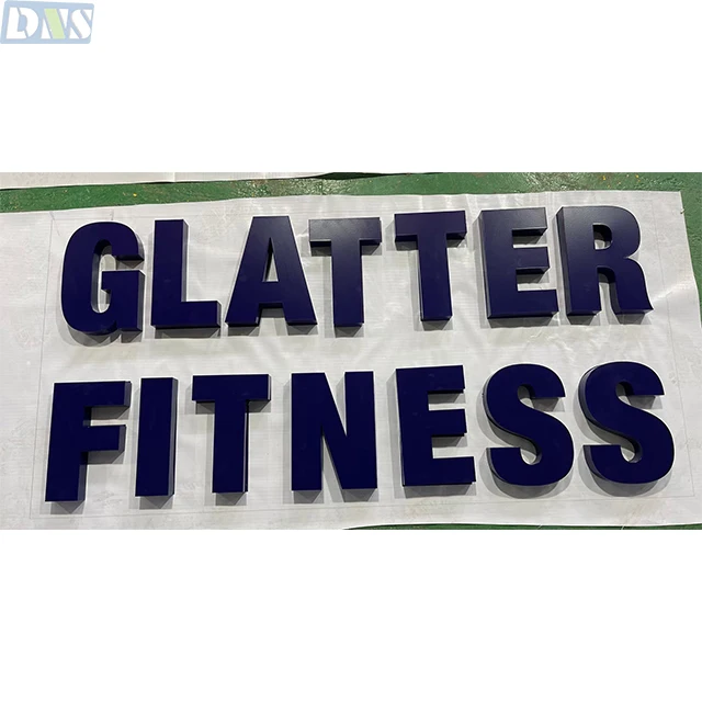 Blue  Paint Factory Metal Letters  Decorative Metal or Acrylic Letters