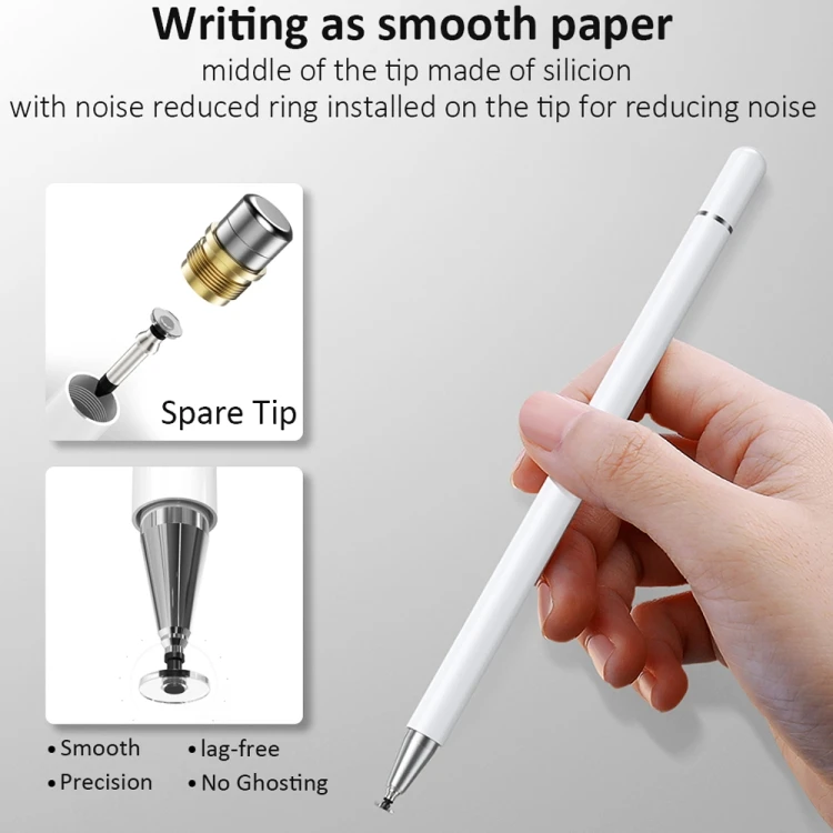 Wholesale price High-precision Universal Screen Touch Pen  Touch Screen Pen Stylus with 2 Pen Tip
