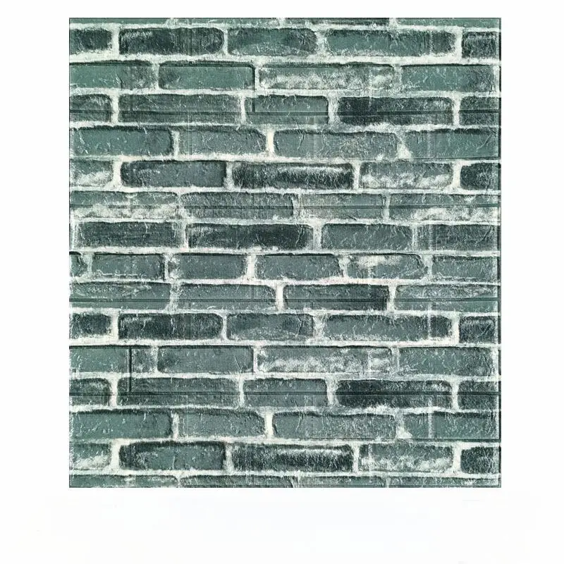 Wholesale pe peel and stick vinyl sticker 3d Home Decoration Waterproof 3d Wall Stickers brick wall paper foam wallpaper