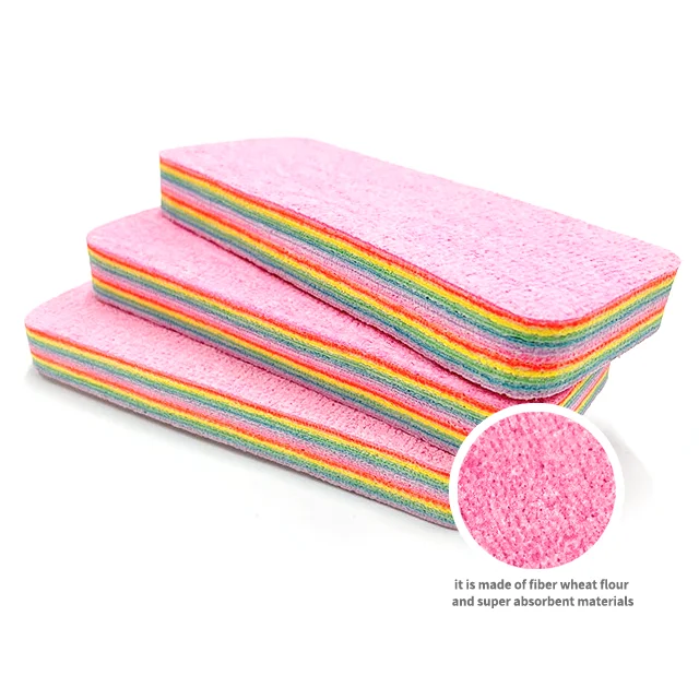 Factory Wholesale Direct Custom shape PVA sponge Reusable kitchen cleaning sponged