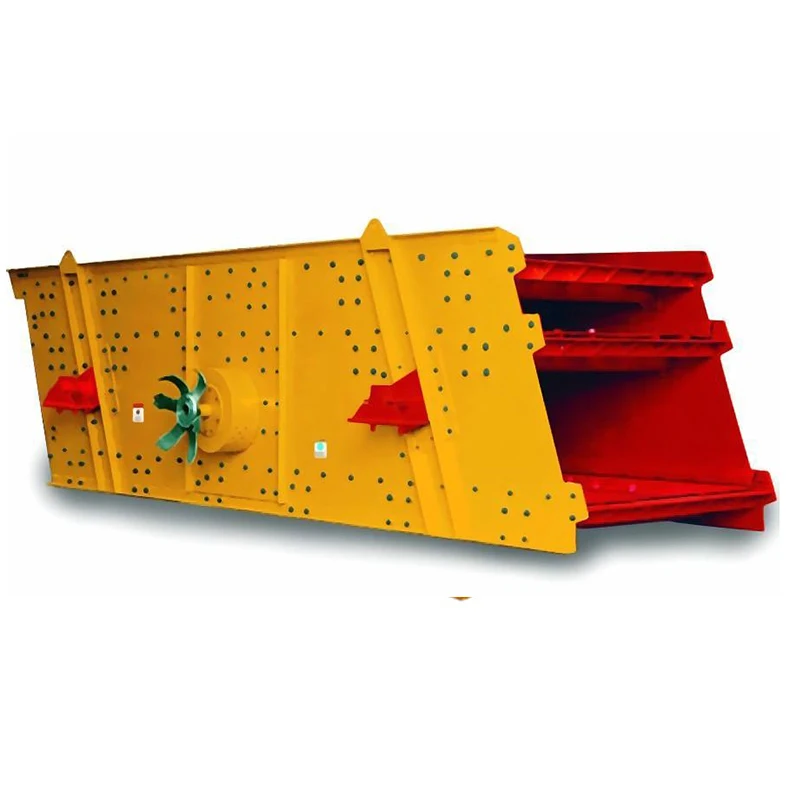 Для отделения песка от гальки с помощью машинного вибрационного экрана дизельным двигателем