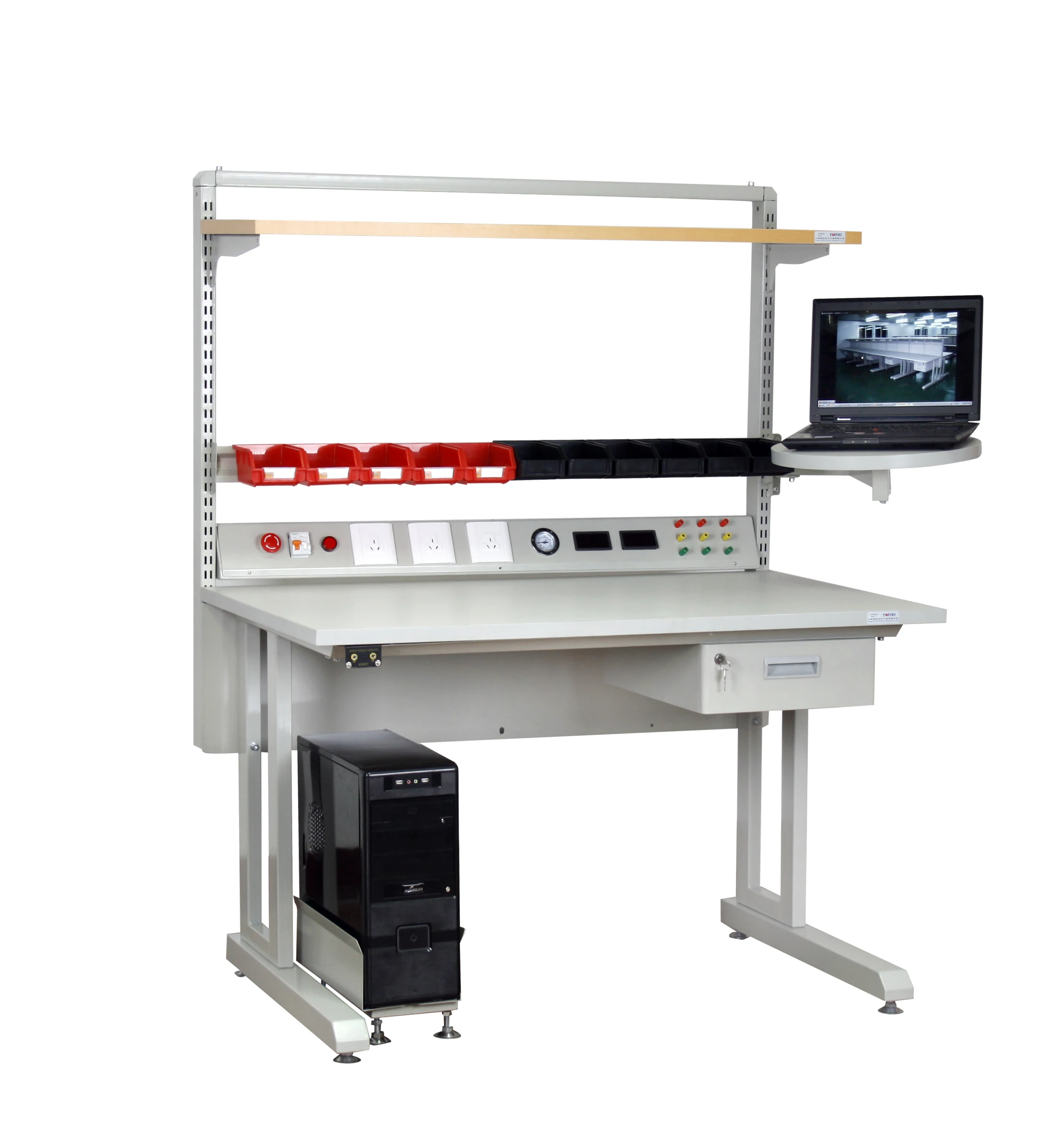 Промышленная Антистатическая Электроника Регулируемая по высоте esd workbenches electronic