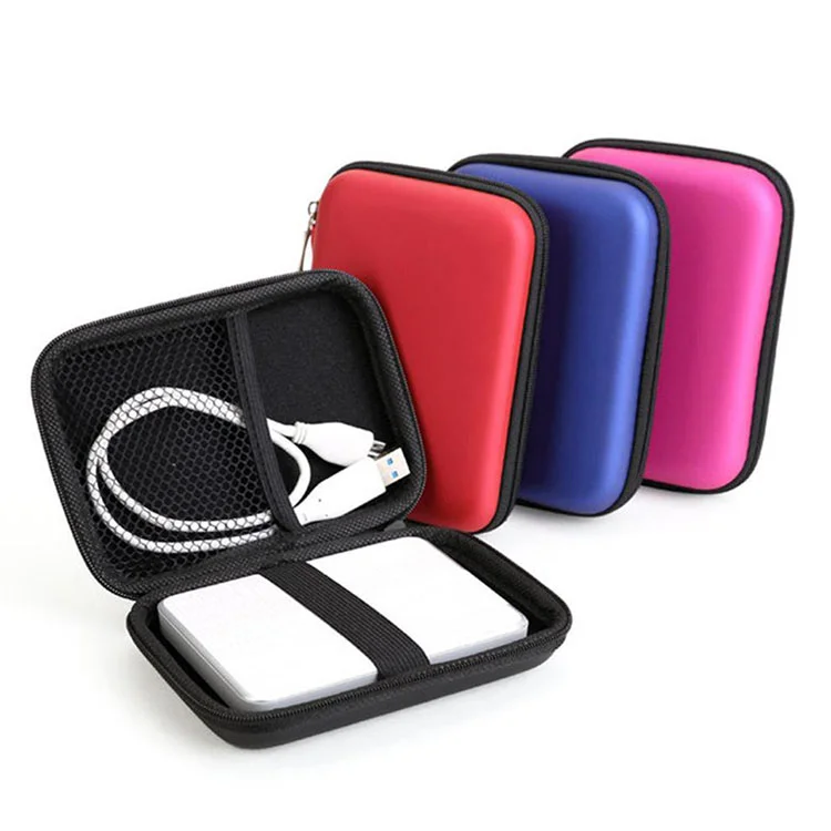 Travel EVA  HDD Hard Disk External USB Cable Power Bank  Case