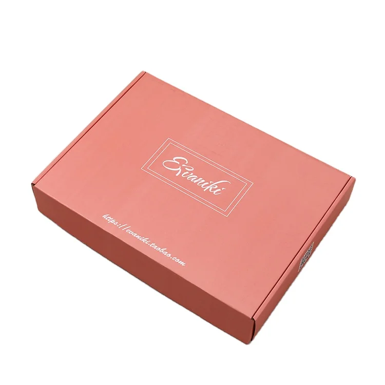 25x20x7cm  Custom Logo Mailers Cheap Packing Cardboard Small Shipping Box