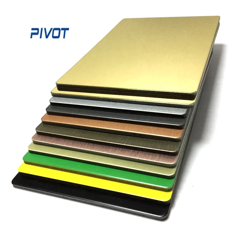 High Quality Wall Cladding alucobond Acp Aluminum Composite Panel 4mm Thickness Acp outdoor PVDF Coated