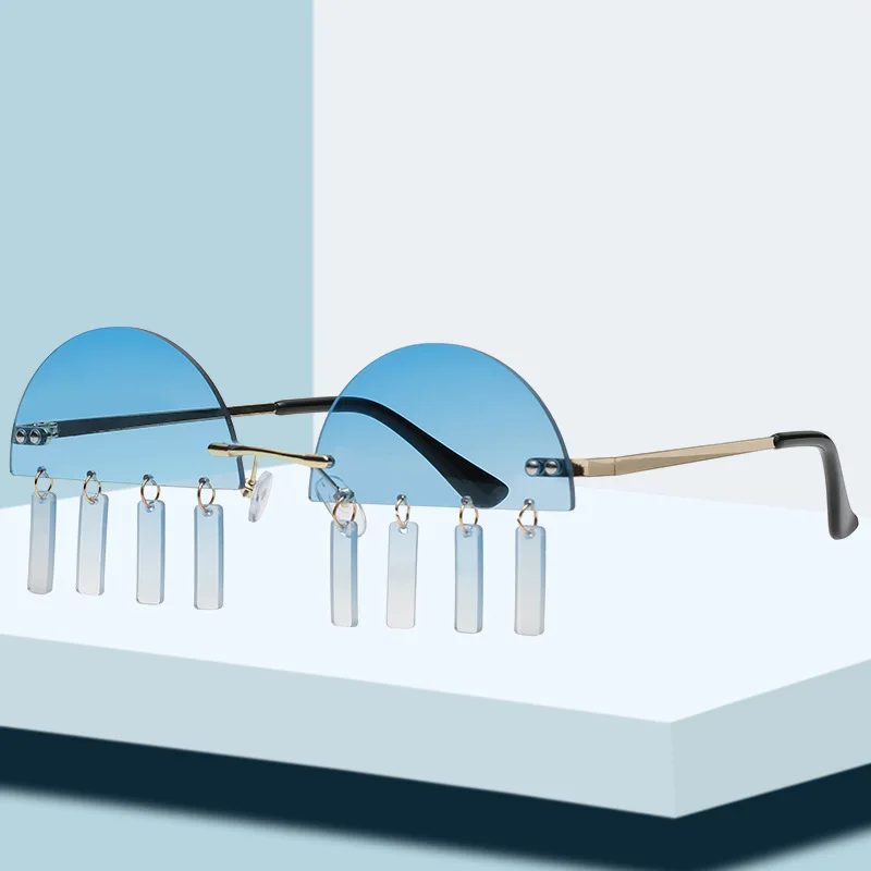 2021 New designer jellyfish sunglasses exaggerated punk men and women funny sunglasses