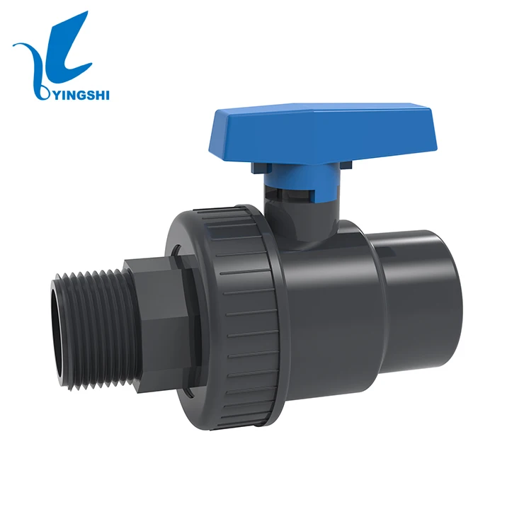 High quality newest plastic drawing PVC Single Union Ball Valve