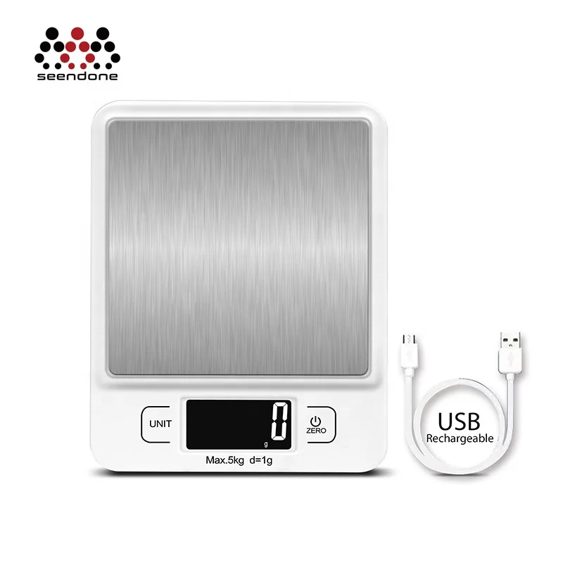 Нержавеющая сталь 304 ручное устройство 5000 г/1 г многоразовые контейнеры цифровая