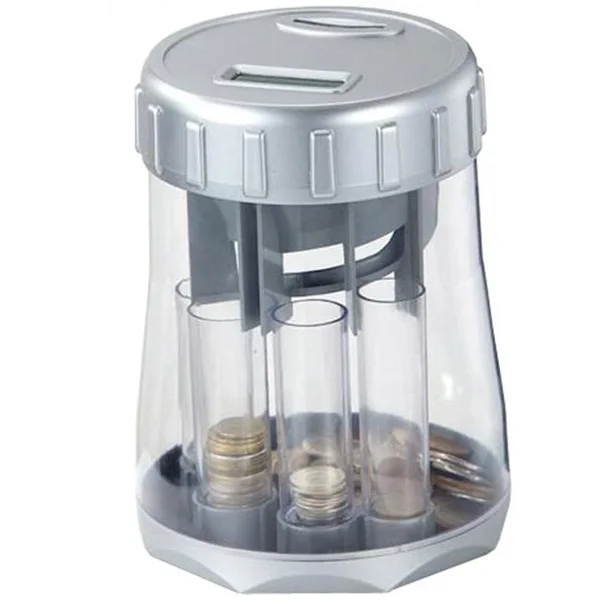 Plastic money counter mixed sorters coin piggy bank