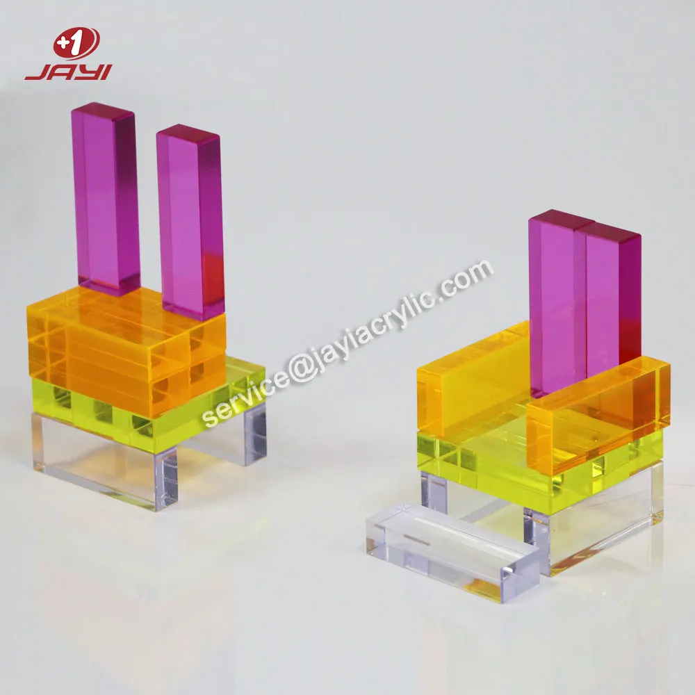 JAYI горячая Распродажа 30 48 54 блоков Tumbling Tower Lucite Пользовательские мини акриловые наборы игры акриловый Штабелируемый