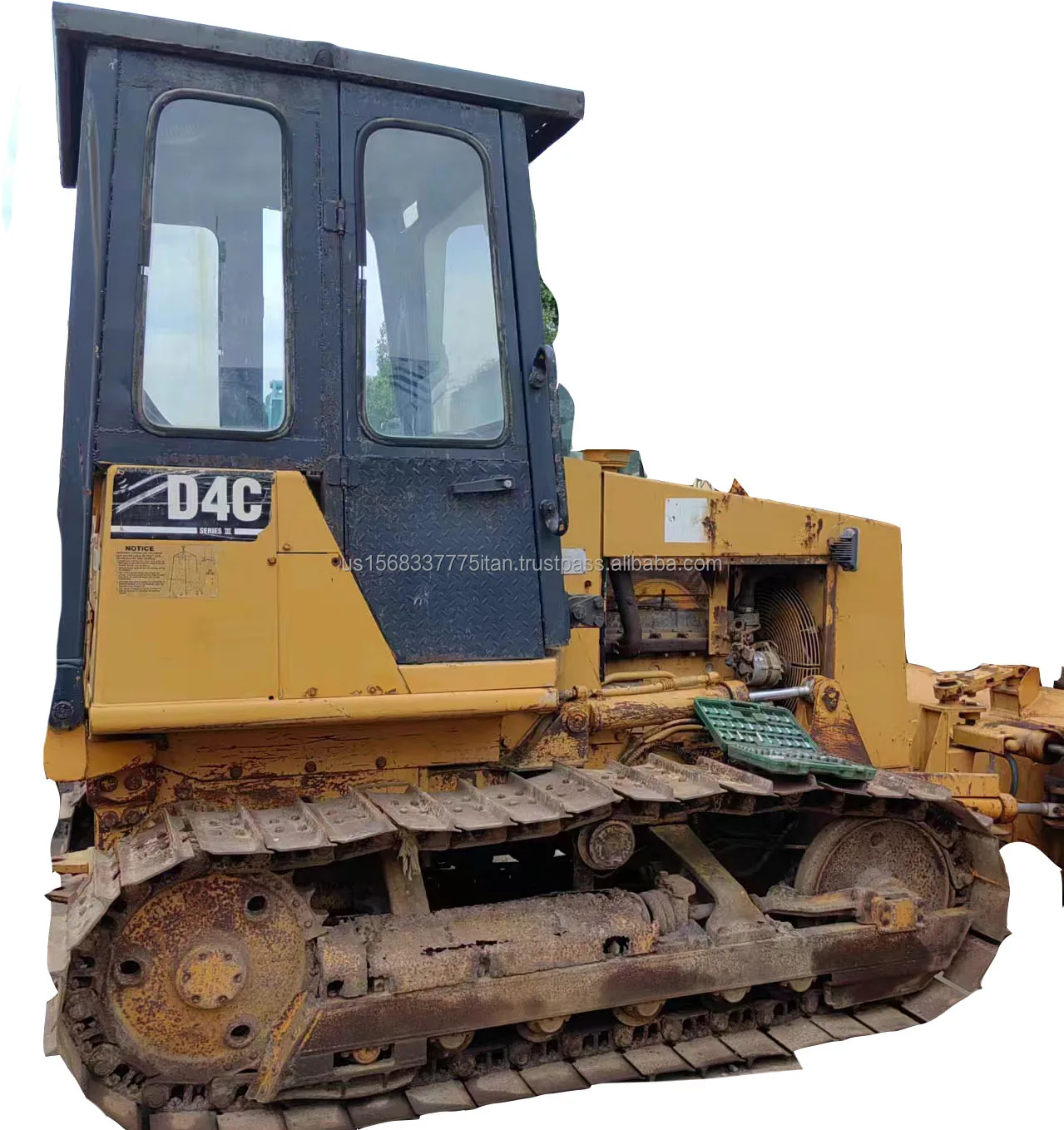 Used Cat D4C bulldozer Caterpilllar bulldozerhigh quality low price used earth-moving equipment  construction machine