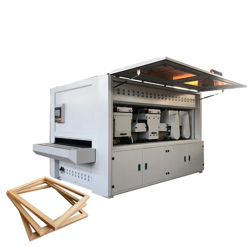 Cheap price 1300mm conveyor freme natural hard wood sanding machine for sale