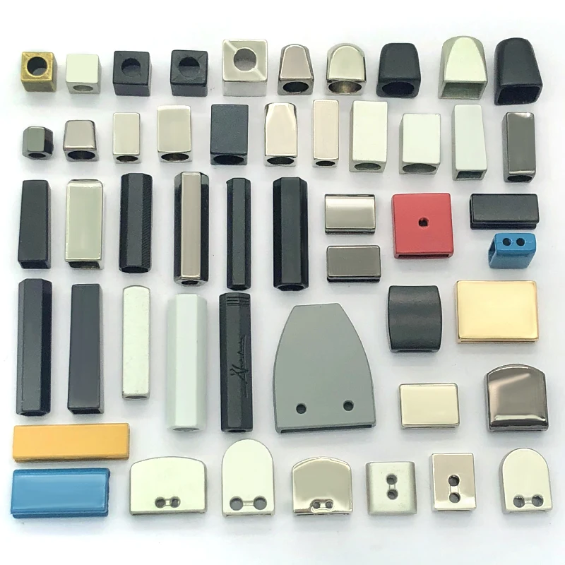 Fashionable silver Cord end mobile phone case adjustment buckle metal cord lock