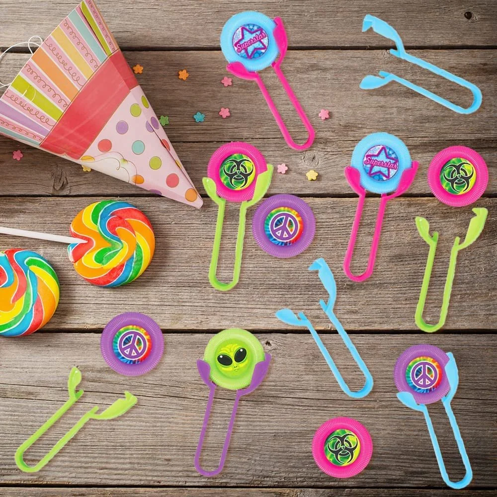 Mini Disk Shooters  Cool Outdoor Toys for Boys and Girls Goodie Bag Stuffers and Party Favors for Any Party Theme