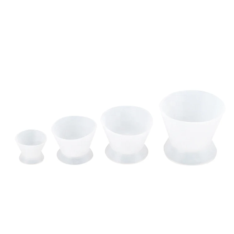 Dental Laboratory Products Transparent Flexible Silicone Rubber Mixing Cup