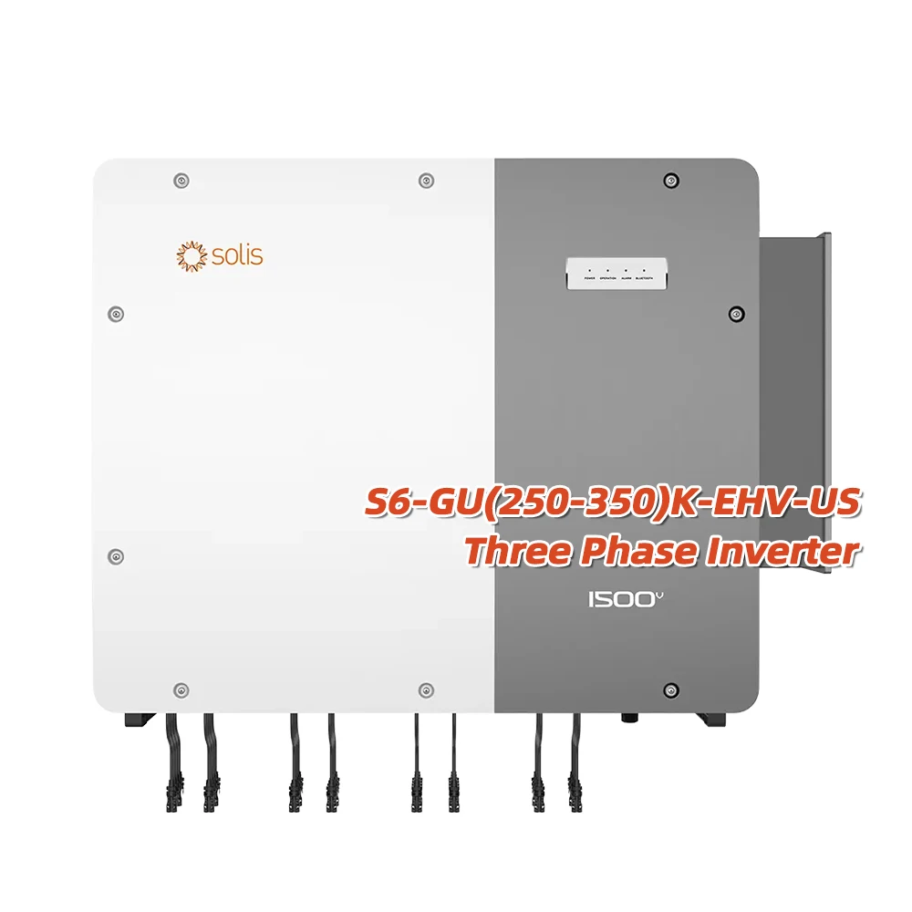 USA Version On Grid Inverter 250KW 300KW 350KW Commerical Use 800V High Voltage Mppt Solis On Grid Inverter For Systems