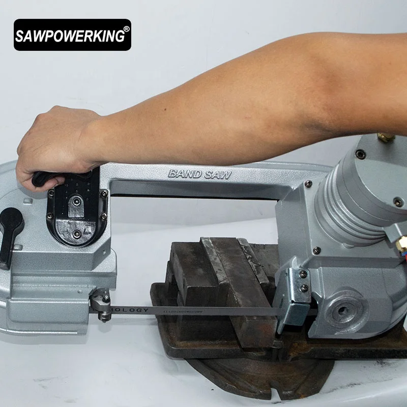 Ручная Портативная ленточная пила SAWPOWERKING беспроводная для дерева/металла/ПВХ труб режущий газ мощность: скорость воздуха (об/мин): 9600 ~