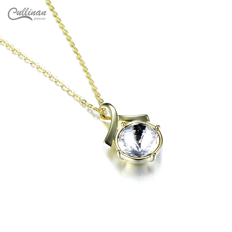 Gold Plated Jewelry for Women Wholesale Supplier Crystal Necklace Birthstone Natural Crystal Latest Luxury