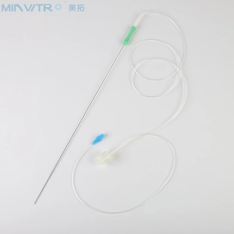 
Medical Polymer Mater Double Lumen Oocyte Pick-up Needle Aspiration puncture Single Lumen Needle:16G, 17G, 18G,19G IVF products 