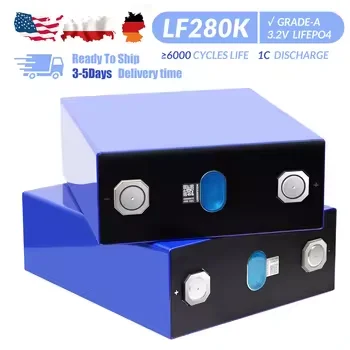 EU Ready Stock 3.2v Lf280 Lifepo4 280ah Prismatic LFP Lithium Ion Batteries for Solar Energy Battery Storage System