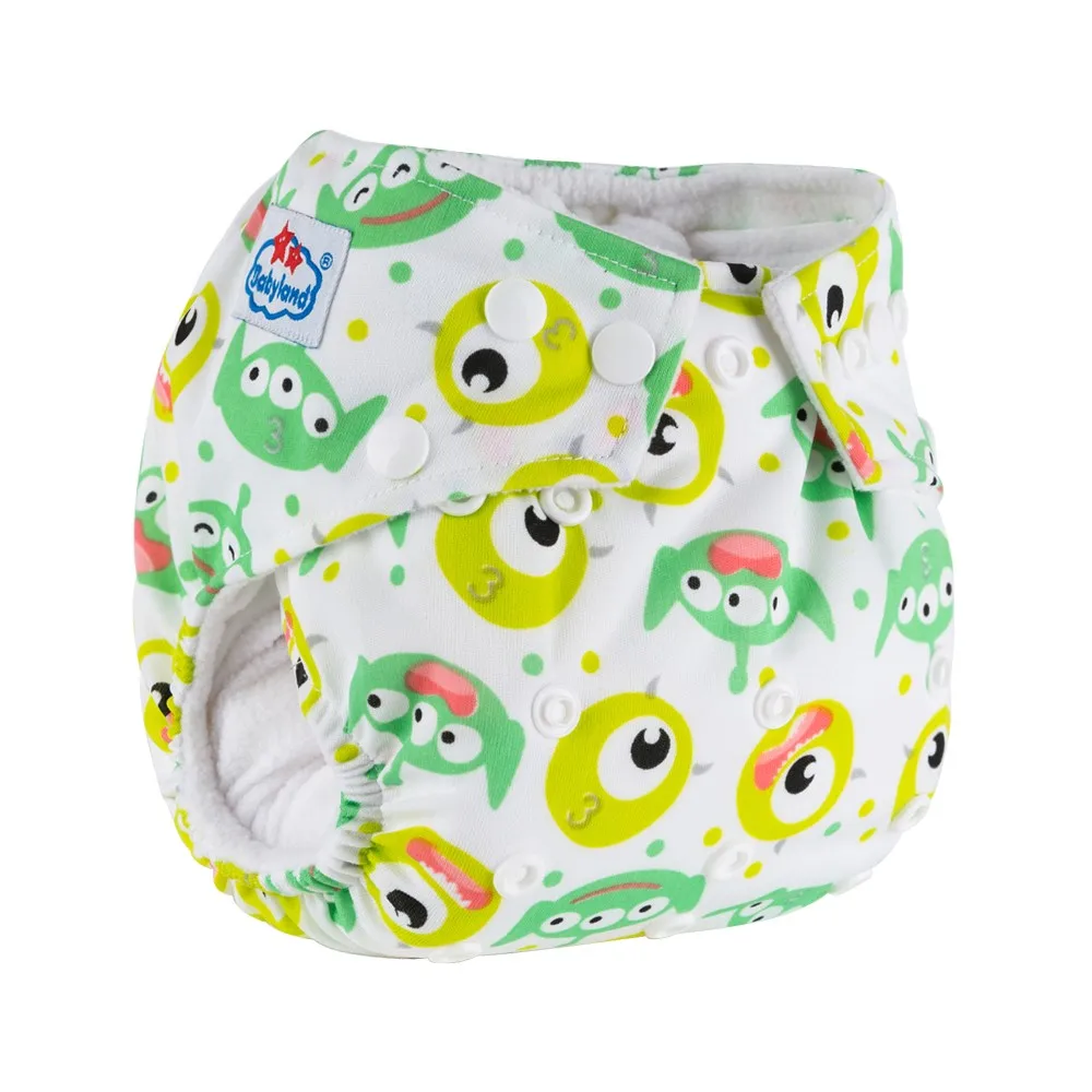 Diaper Shell Cloth Cover With Double Gusset Made in