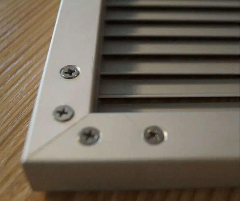 Aluminum fresh return air grille ventilation grills for cabinet in fireplace