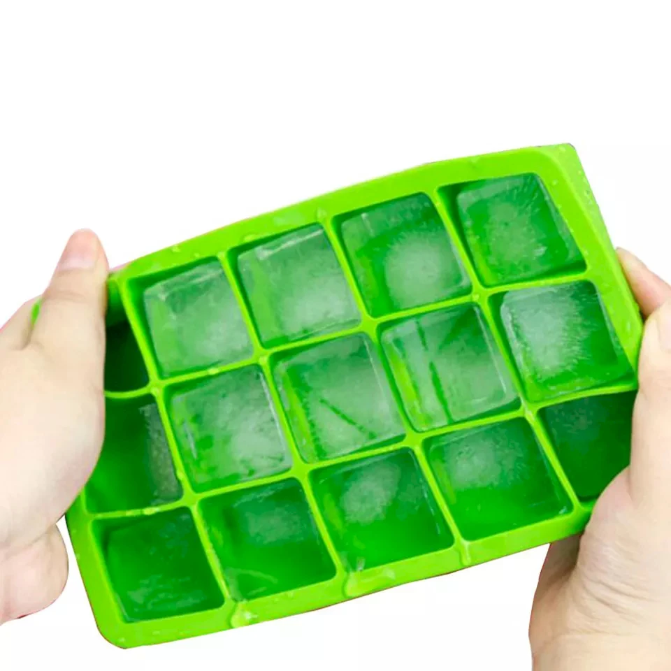 SHANGRONG OEM/ODM silicone 15 grid environmental protection high-quality ice cream Tools tray mold cube tray