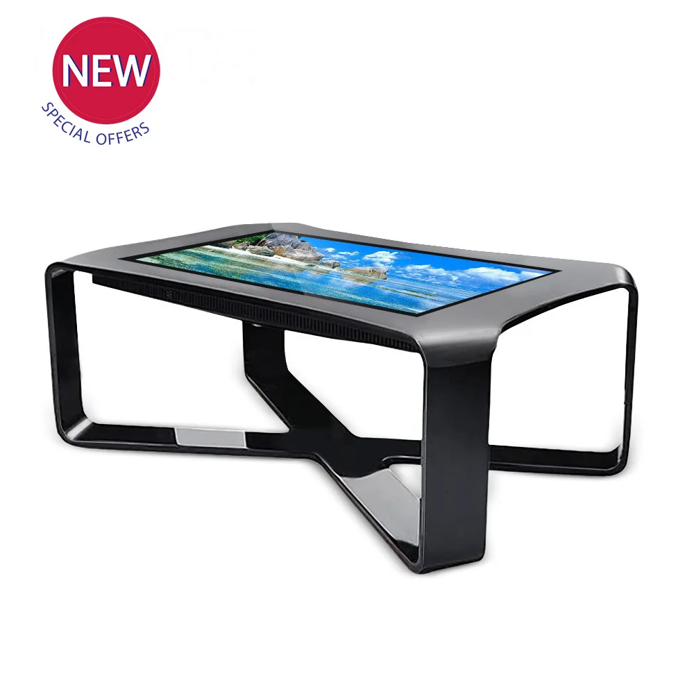 43 inch 4k screen interactive multi touch table for game/restaurant all in one touch table