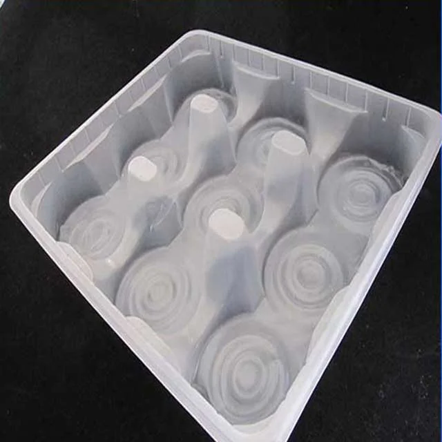 PVC dairy meat fish poultry pack plastic fishing tray With compartment