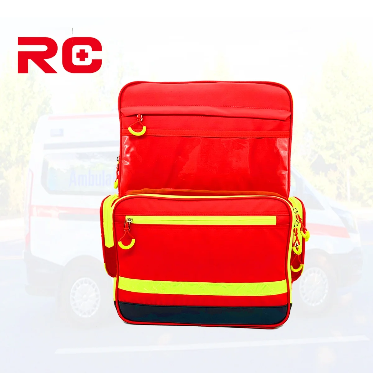 custom waterproof outdoor Large Emergency Bag  First Aid Kit Rescue Medical Backpack full Medical supplies