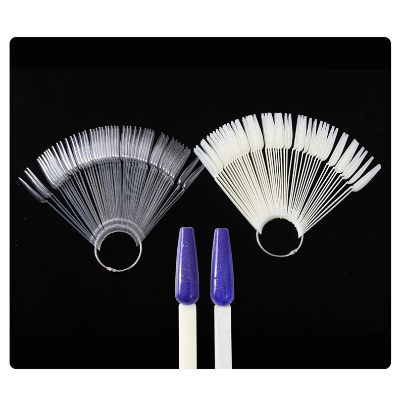 New Arrival 50pcs/bag nail polish display rack 2design nail display ring